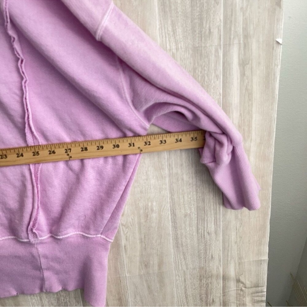 Free People We The Free Camden Sweatshirt in Bubble Tea size S, EUC - Picture 15 of 15